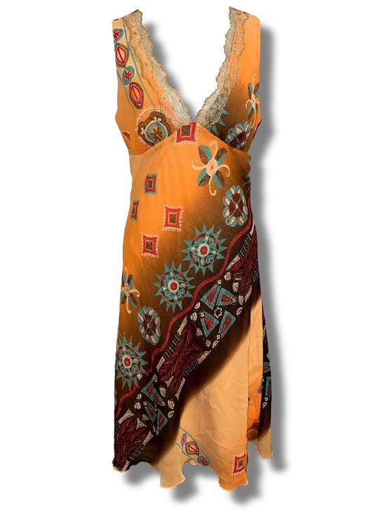 Vintage Dresses & Skirts - Vtg Y2K Boho Fairy Dress